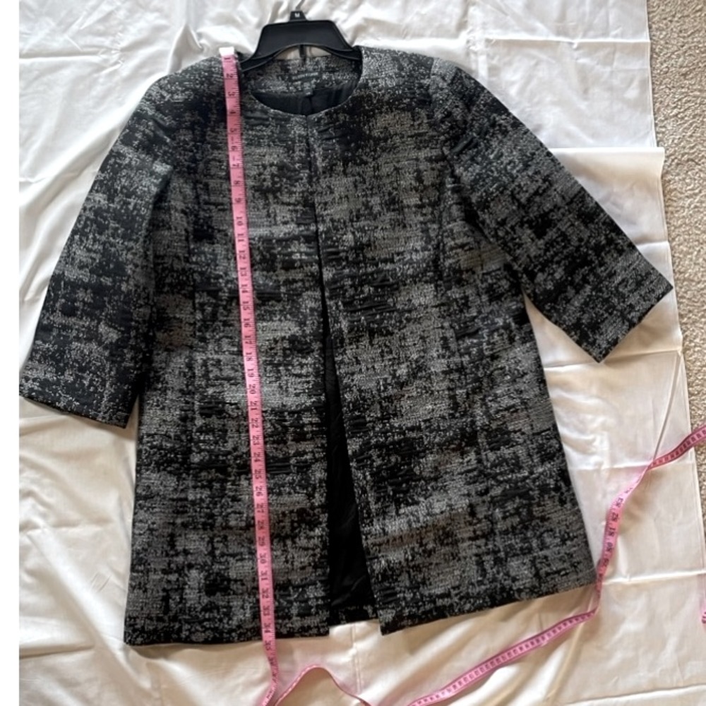 Eileen Fisher Metallic Dress Coat. Size L